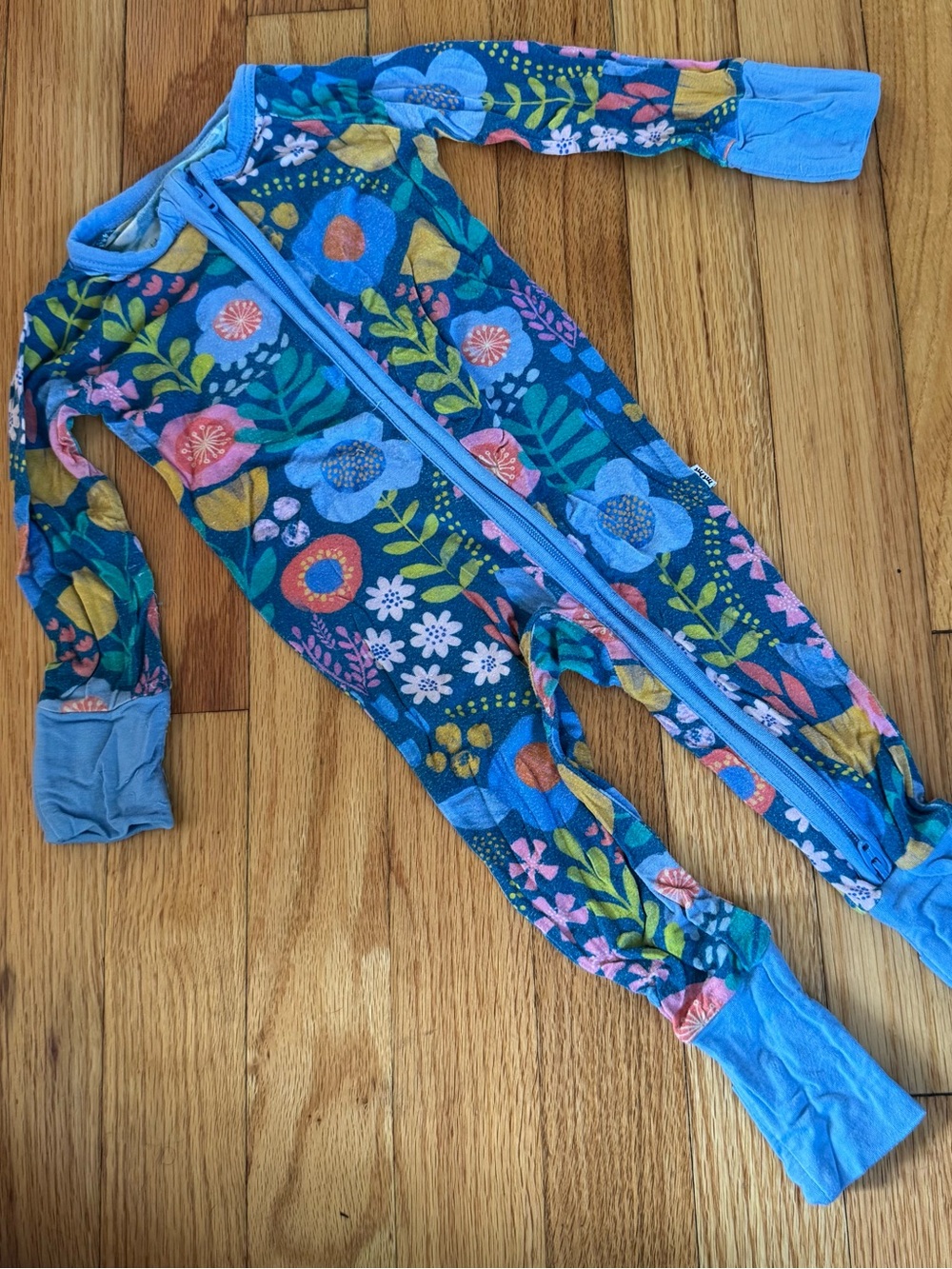 Little Sleepies Folk Floral Zippy